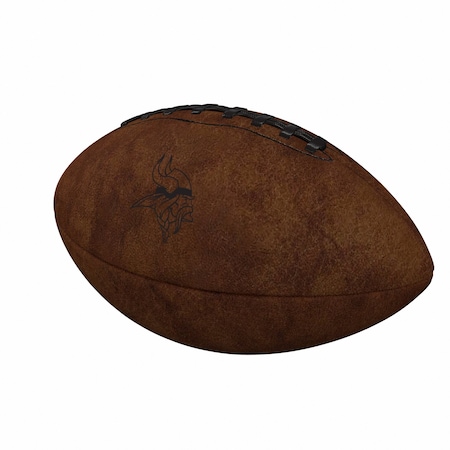 Logo Brands Minnesota Vikings Mini Size Leather Football 618-93ML-1